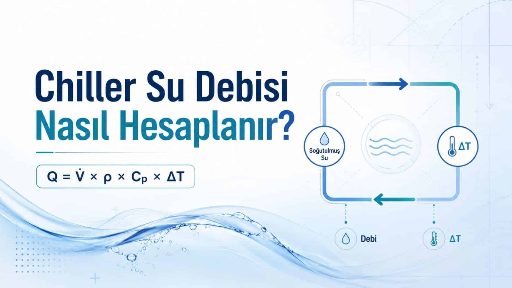 chiller su debisi nasıl hesaplanır